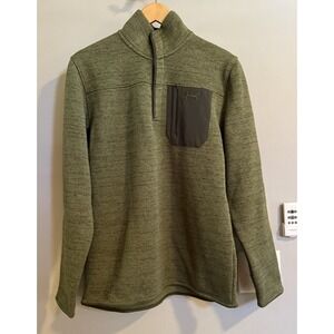 Under‎ Armour Sweater Cold Gear Knit Fleece Golf Quarter Snap Up Medium New
